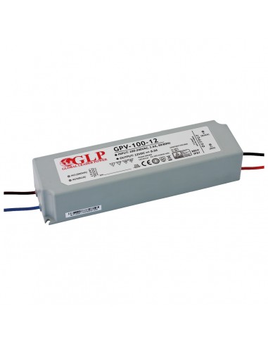 100W 12V LED maitinimo šaltinis IP67 | GPV-100-12