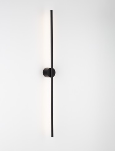 ADEN Sieninis LED šviestuvas, juodas,...